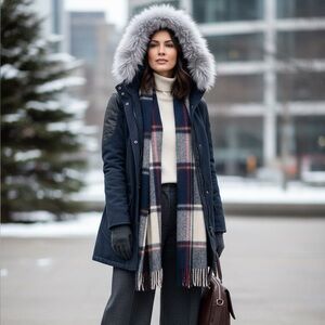 Spyder Helix Faux Fur Ski Parka Jacket